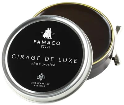 Famaco Cirage de Luxe Polish - Schoenpoets - 337 Dark Brown / Marron Foncé - 50ml