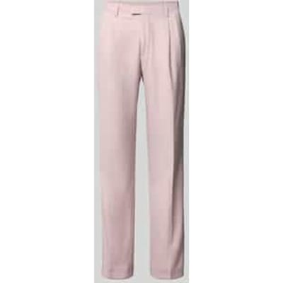 Straight fit Pantalon met persplooien