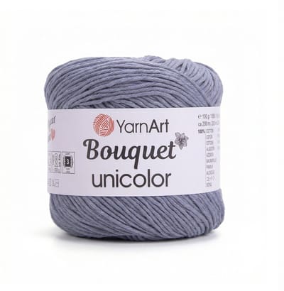 YarnArt Bouquet Unicolor - Katoen Garen - Effen - 100g - 200m - Kleur 3203