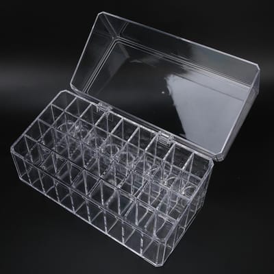36 Vakken Stofdicht Transparant Lippenstift Opbergdoos Organizer Opbergrek gray