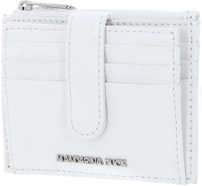MANDARINA DUCK Leren kaarthoes Mellow Leather Card Case Blanc wit