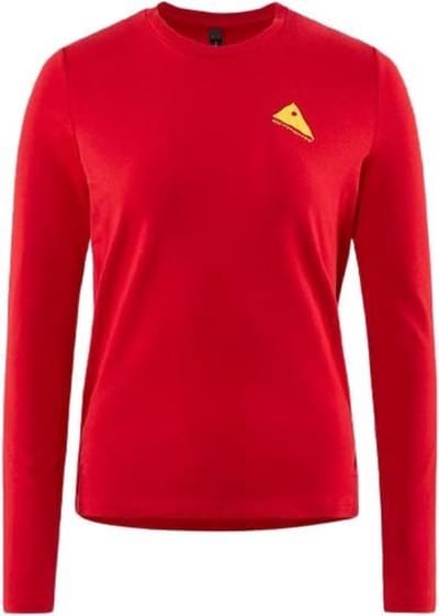 Klättermusen Shirt Runa Commitment Dames Katoen Rood Maat L