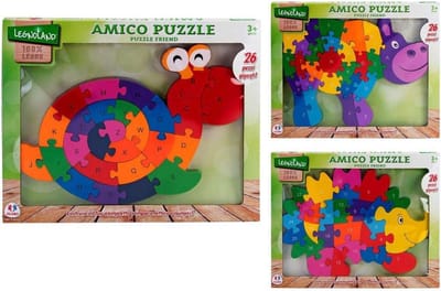 Houten Puzzel 40x30 cm met Cijfers of Letters – Educatief Vormen Puzzel Speelgoed