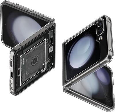 Geschikt voor Spigen Samsung Galaxy Z Flip 5 Air Skin hoesje - Transparant