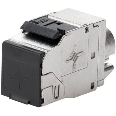 Telegärtner 100023211 RJ45-connector CAT 8.1 Bus Metaal 1 stuk(s)