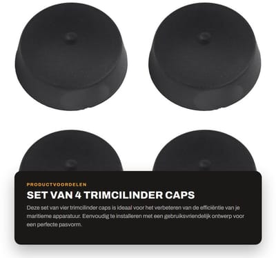Dailygoods- Trimcilinder Cap Pin Set van 4 - Vervanging voor Mercruiser Alpha One Gen II - Eenvoudige installatie - Hoge warmtetolerantie - Naadloze pasvorm - Gebruiksvriendelijk ontwerp - Trimcap