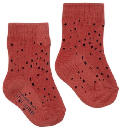 Little Indians Babysokken Dots Junior Polykatoen Rood Maat 15