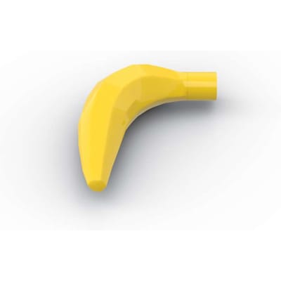 MIJN EIGEN CREATIE 10 STUKS 33085 Banaan Bouwstenen Plantenboerderij Botanische Tuin Decoratie Boomblad Baksteen Deeltjes Speelgoed Kinderen Kind Cadeaus yellow