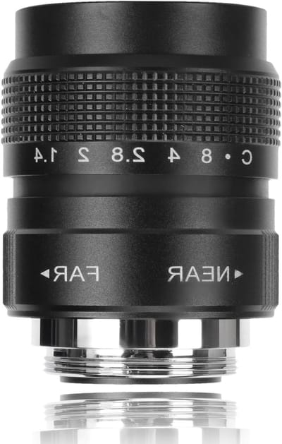 25Mm F1.4 CCTV Lens voor C-Mount Camera's - Ideaal voor Beveiliging in Winkels, Parkeerplaatsen en Huizen