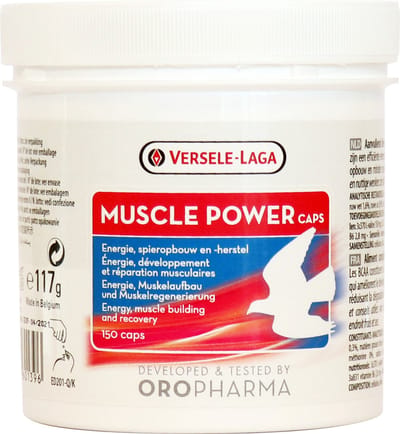 Versele-Laga Oropharma Muscle Power Caps - Duivenapotheek - 150 stuks