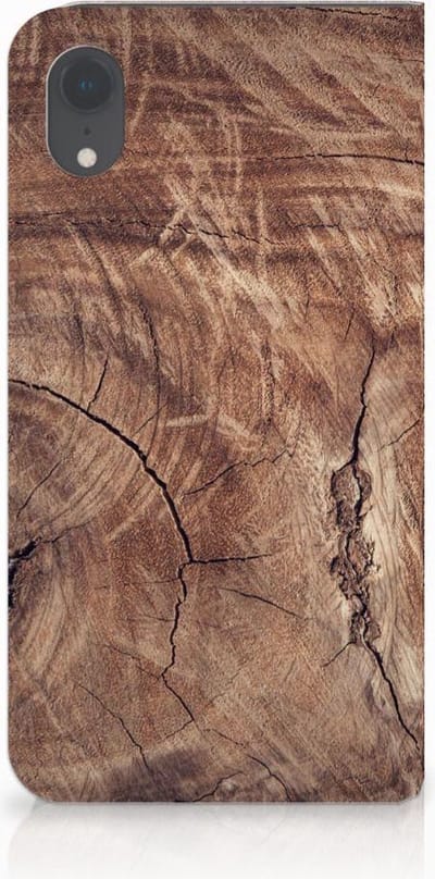 Apple iPhone Xr Book Wallet Case Tree Trunk