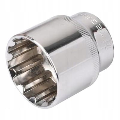 Teger Spline Dop 22mm 1/2" 12-kant Kort