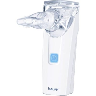 Beurer IH 55 Aerosoltoestel - Vernevelaar - Inhalator voor Volwassenen & Kinderen - Vibrerend Membraan Technologie - Zelfreinigingsfunctie - Incl. Maskers & Opbergbox - Medisch Apparaat - 5 Jaar Garantie