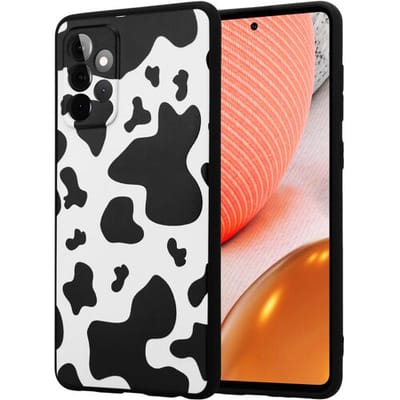 ShieldCase Holy Cow Hoesje geschikt voor Samsung Galaxy A72 hoesje - TPU hoesje - Kwalitatieve backcover - Koe patroon - Koeienprint