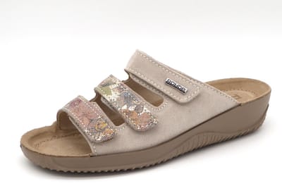 Rohde Suede Dames Slipper - Beige - 42