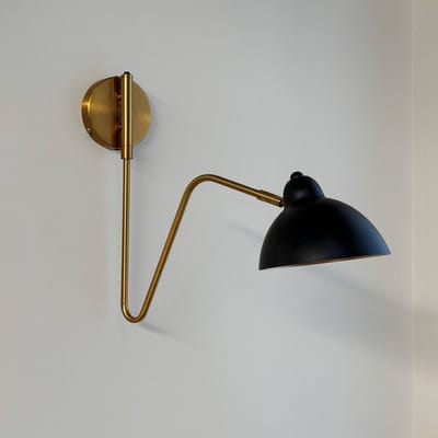 Dyberg Larsen Futura Wandlamp met Messing Messing
