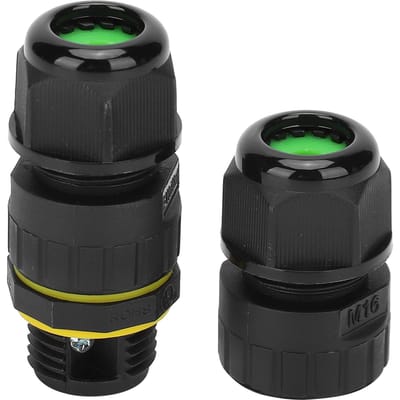 Waterdichte Elektrische Kabelconnector 3-aderig Buitenkabelverbinding M163P IP68 0.5~1.5 mm23.5?7 mm