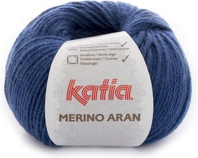 Katia Merino Aran - 57 nachtblauw - Merinogaren