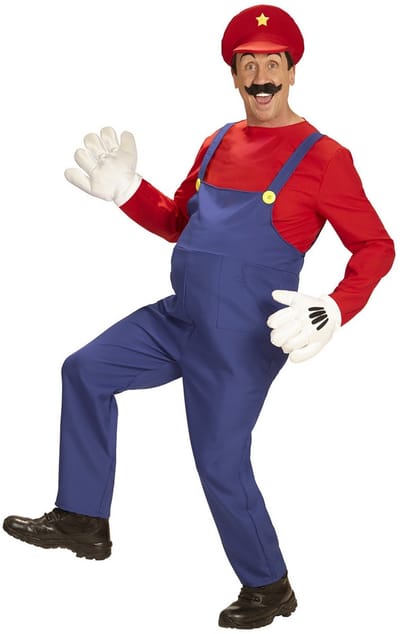 Loodgieter Mario tuinbroek voor party's
