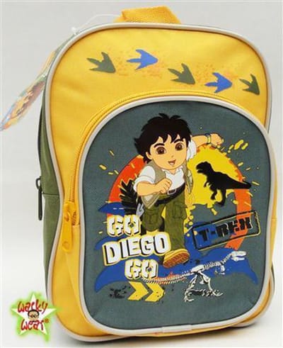 Diego Rugzak School Tas Peuter Rugzak - Geel
