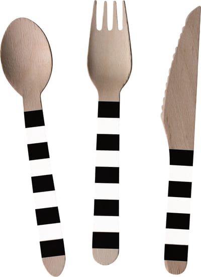 Amscan Feestbestek Voetbal 16,5 Cm Hout Bruin/zwart 24 Stuks