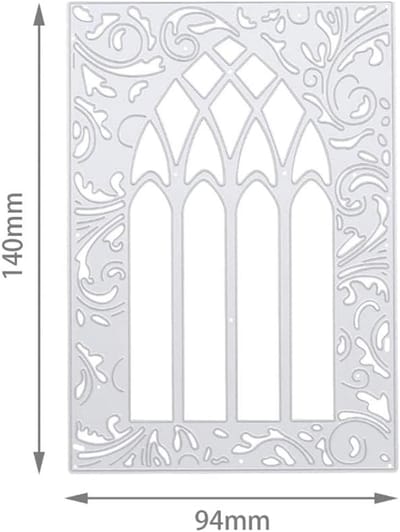 Snijmal Decoratie - Metaal Embossing Stencil - Kaarten Maken - Koolstofstaal Materiaal - 142 x 98 cm