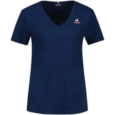 Dames-T-shirt met v-hals Le Coq Sportif Essentiels N°1