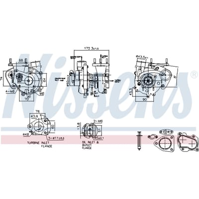 Supercharger, drukvulling NISSENS 93544