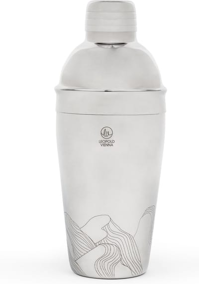 Leopold Vienna - Cocktail shaker 500ml RVS Mountains - shakebeker - met lasergravure