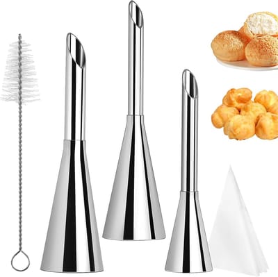 Complete spuitset met 3 spuiten, 50 spuitzakken en 1 reinigingsborstel voor het decoreren van taarten, cupcakes en desserts