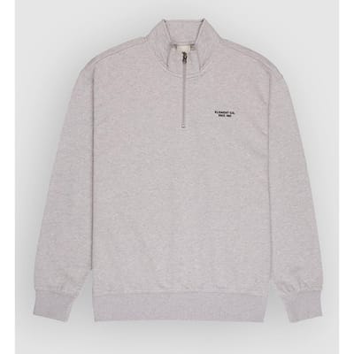 Element Co Emb Sweatshirt Met Halve Rits Grijs XL Man
