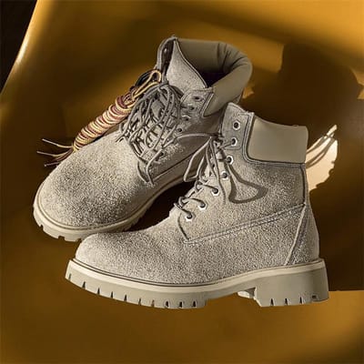 Leren Enkellaarzen Voor Man Echt Leer Grote Maten Laarzen Designer Casual Formeel Buitenlaarzen Mode Zakelijk 46 gray