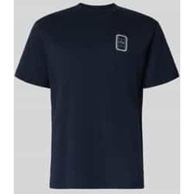 regular fit T-shirt van 100% katoen model 'CN Tenniscourt Backprint'