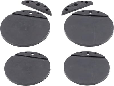 Marine Fin Scupper-reparatieset voor Bootafvoeren, Afdichtingsprestaties en Onderhoud, 1,87 Inch en 1,57 Inch Plugset voor Efficiënte Waterafvoer