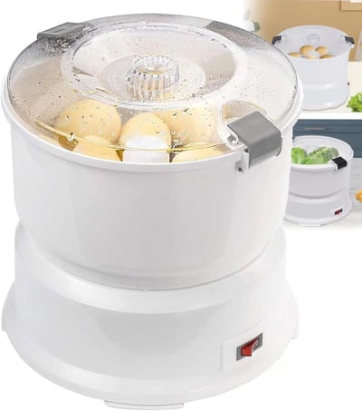 Elektrische Aardappelschilmachine - Automatische Schiller - Snel Groenten Schillen - 2-in-1 Functionaliteit - 1 kg Capaciteit - Wit