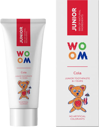 Woom kindertandpasta 50ml. cola  12tubes