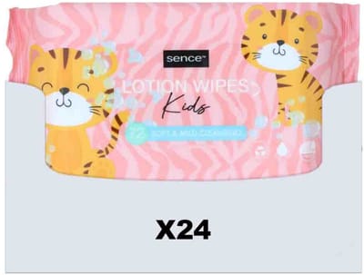 Sence Baby & Kids Wipes Lotion - 24 x 24x72 = 1728 stuks - Voordeelverpakking