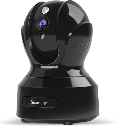 Panamalar 1080P HD Draadloze WiFi Beveiligingscamera voor Binnen - Met Nachtzicht, Tweerichtingsaudio en Bewegingsdetectie - Eenvoudig Te Installeren en Te Gebruiken - Slimme Integratie met Alexa voor Handsfree Bediening