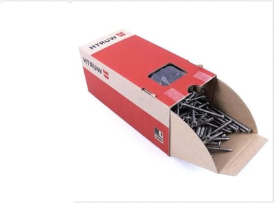 Schroeven Set - Bevestigingsmateriaal - Klus Klaren - Gehard Staal - 55 x 70 mm - Zilverkleurig