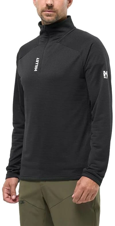 Millet Parmelan Light Polartec Fleece Met Volledige Rits Zwart S Man