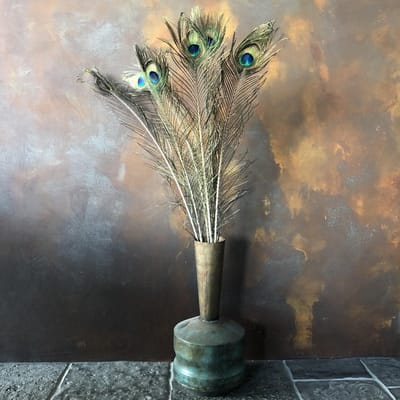 Pauwenveren 80 cm | 10 stuks pauw veren | Droogbloemen | BloomitUp