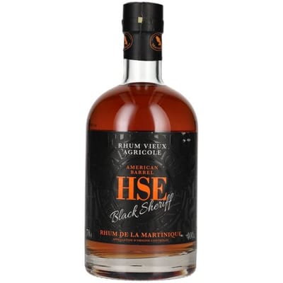Rhum HSE HSE Rhum Vieux Agricole BLACK SHERIFF American Barrel 40% Vol. 0,7l
