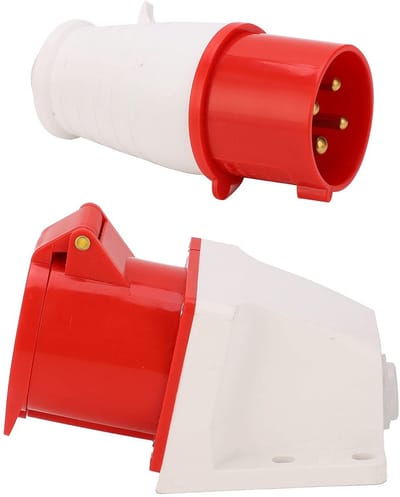 Store_8 - Industrieel Stopcontact - 4-Pin AC380V-415V - Waterdicht en Betrouwbaar - Hoogwaardig Materiaal - Veilig Gebruik - Geschikt voor Industri...