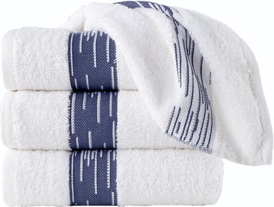 Homéé® Handdoeken Essentials 550g. m² 50x100cm 100% katoen badstof set van 4 stuks wit