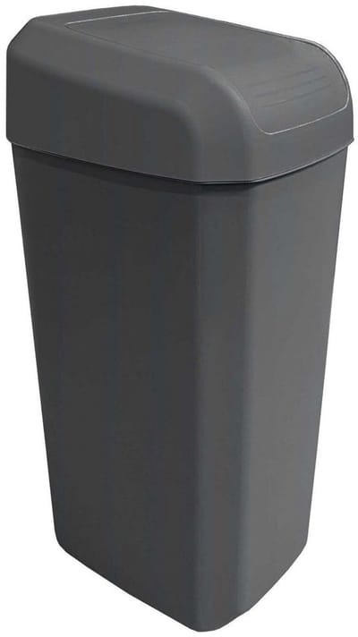 Denox Troya 45l Prullenbak Zwart