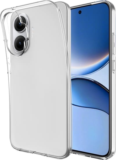 Cazy hoesje geschikt voor Xiaomi Poco F7 Hoesje Siliconen - Flexibele Case - Transparant