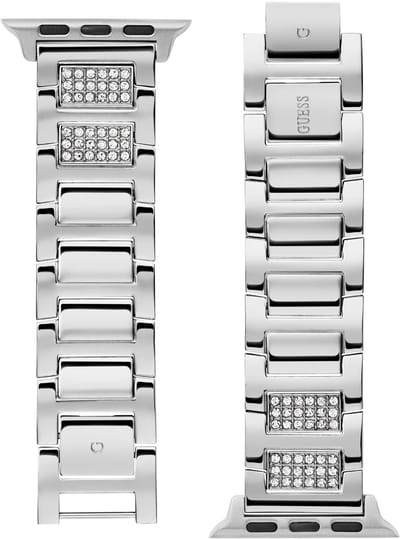 Guess Guess Apple Band (38Mm-40Mm) Horlogebanden Zilverkleurig Armband Gemaakt Van 100% Roestvrij Staal Not Applicable CS2016S1, CS2016S2