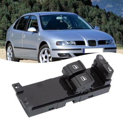Dailygoody - Elektrische Raamschakelaar - Auto Accessoire - Zwart - Raam en Spiegel Bediening - Voor Golf 4 Jetta Bora Passat - 9-Pins