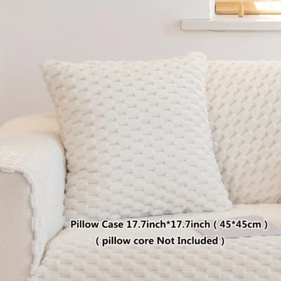 Knusse pluche bankhoes - Antislip, huisdiervriendelijke all-season bankhoes - Modern design voor een- tot vierzitsbanken - Machinewasbare woondecoratie