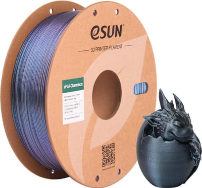 eSun ePLA-Chameleon Techzwart / Tech black 1kg - 1.75mm - 3D printer filament